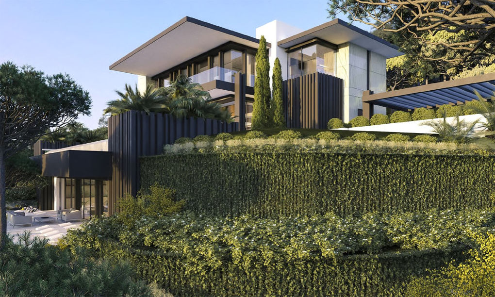 Villa side view