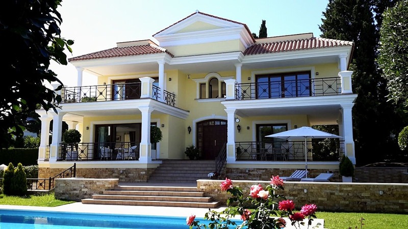 Back of the Villa