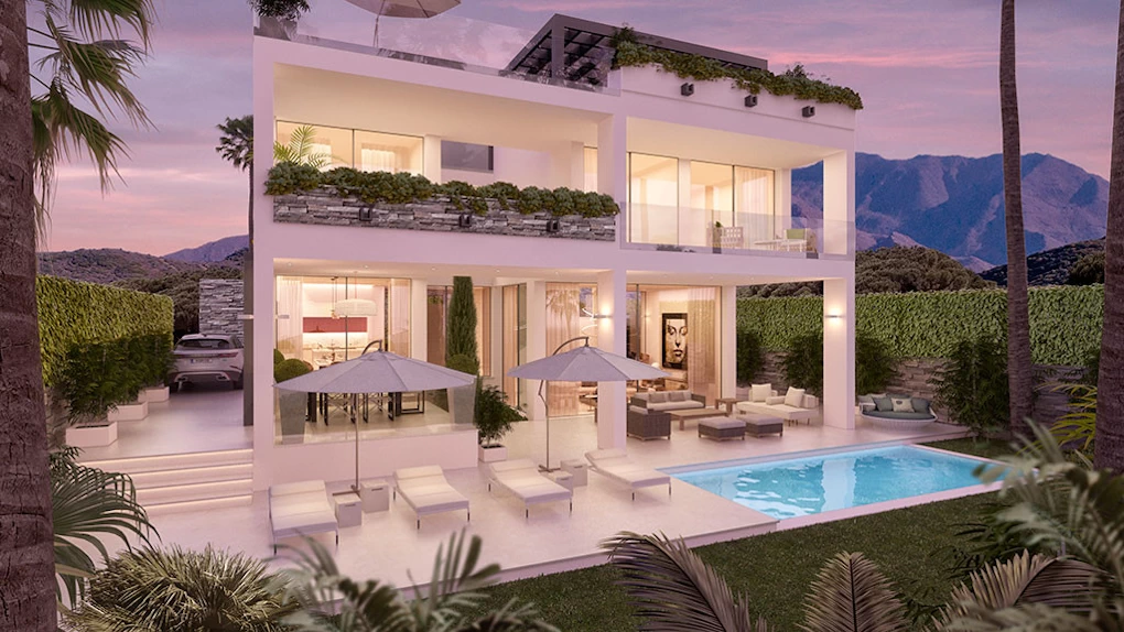 7 modern eco-friendly villas in the heart of Estepona Golf €1,017,500