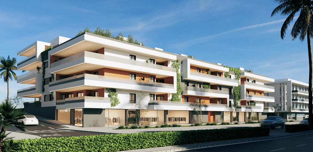 These new homes in San Pedro de Alcantara are made up of 35 apartments with 2 and 3 bedrooms, with duplexes with terraces and solariums.