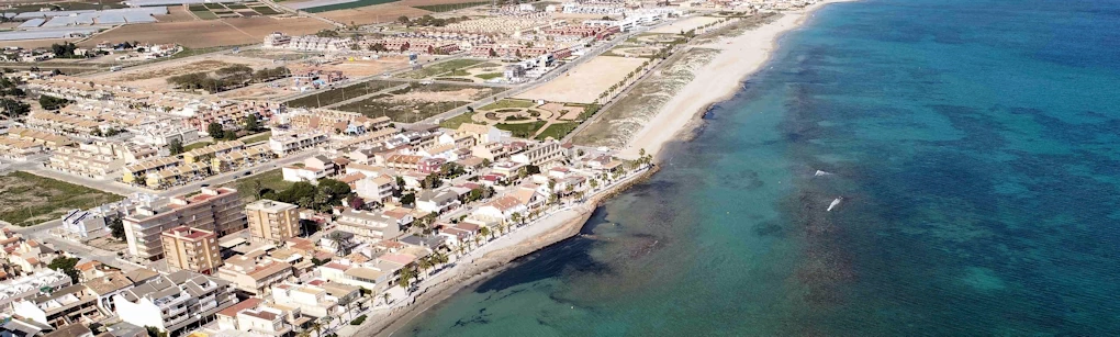 The beaches close to Pilar de la Horadada Villas