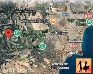 Las-Colinas-Golf-apartments-villas-satellite-view